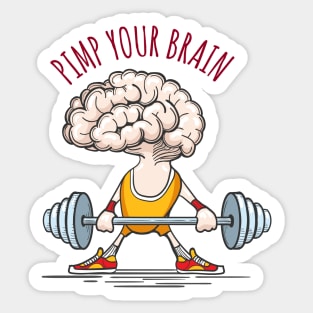 Pimp Your Brain Sticker